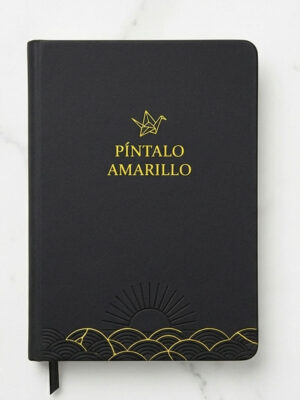 Píntalo amarillo vista frontal y presentación Cuadernillo de Resiliencia: "Píntalo amarillo"