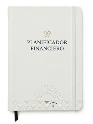 Planificador financiero vista frontal y presentación Planificador Financiero A5