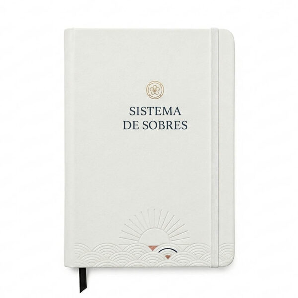 Sistema de sobres vista frontal y presentación Carpeta Sistema de Sobres Japandi